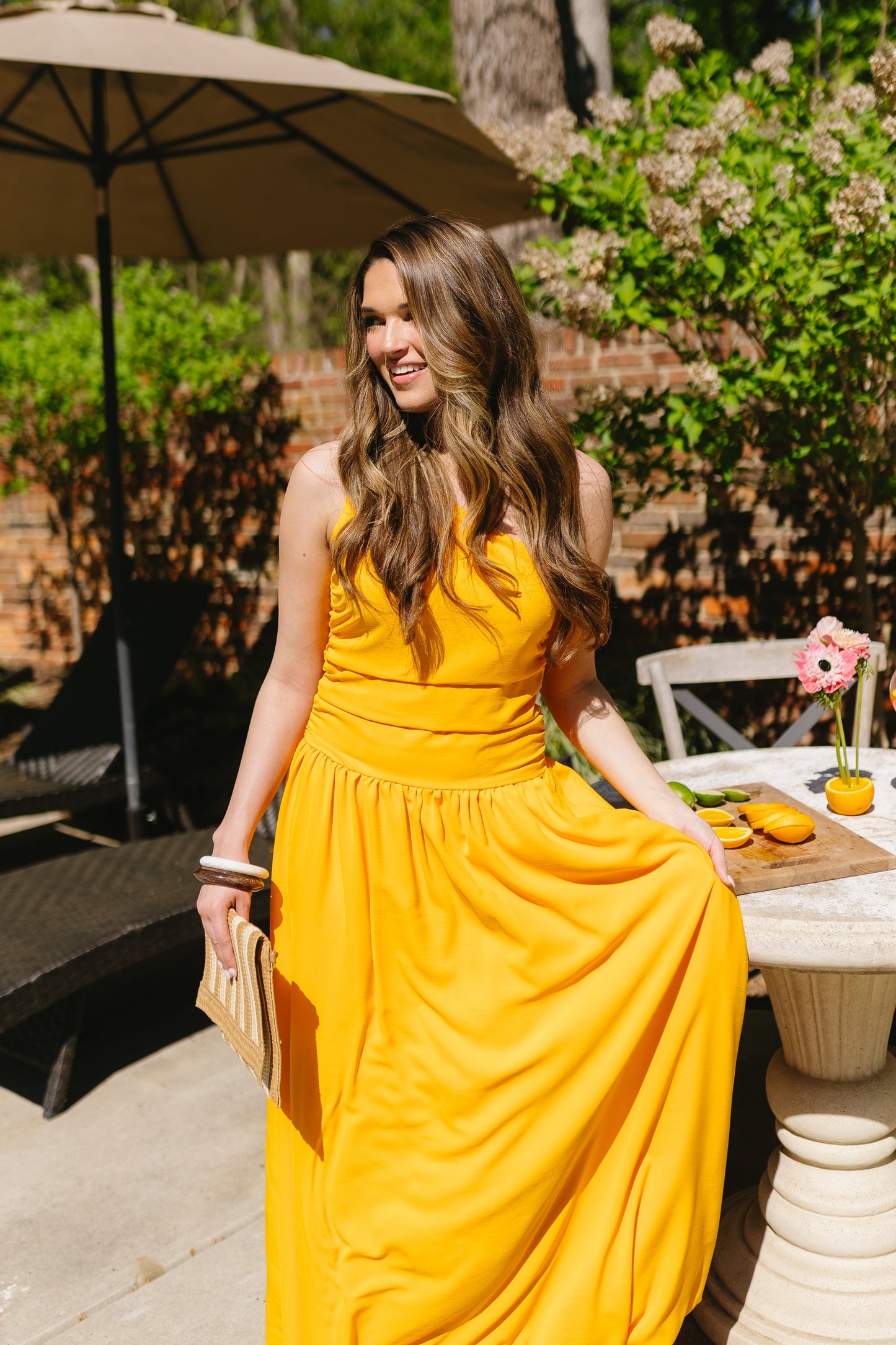 Tangerine Pop Dress