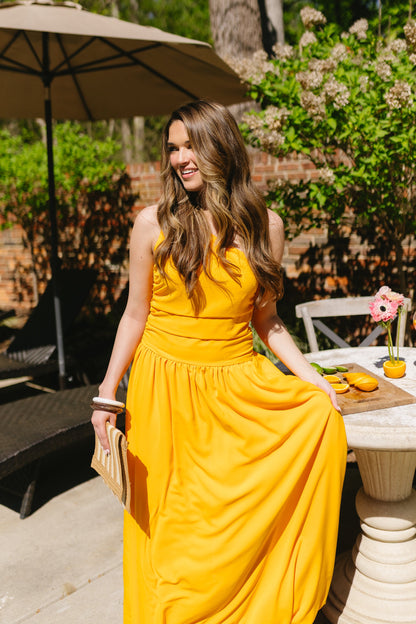 Tangerine Pop Dress