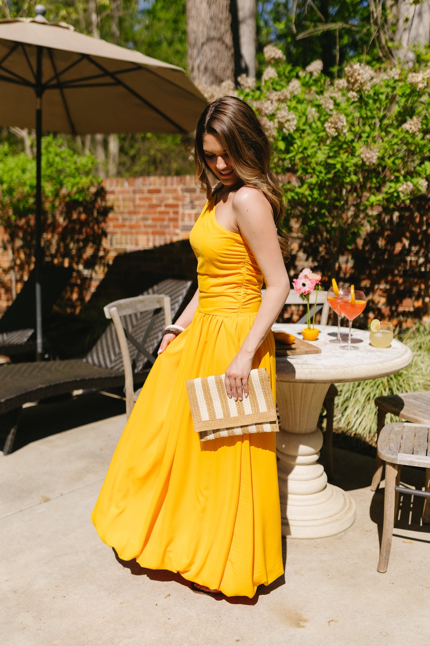 Tangerine Pop Dress