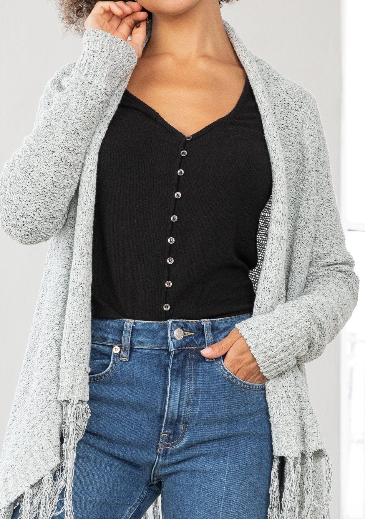 Alice Fringe Cardigan