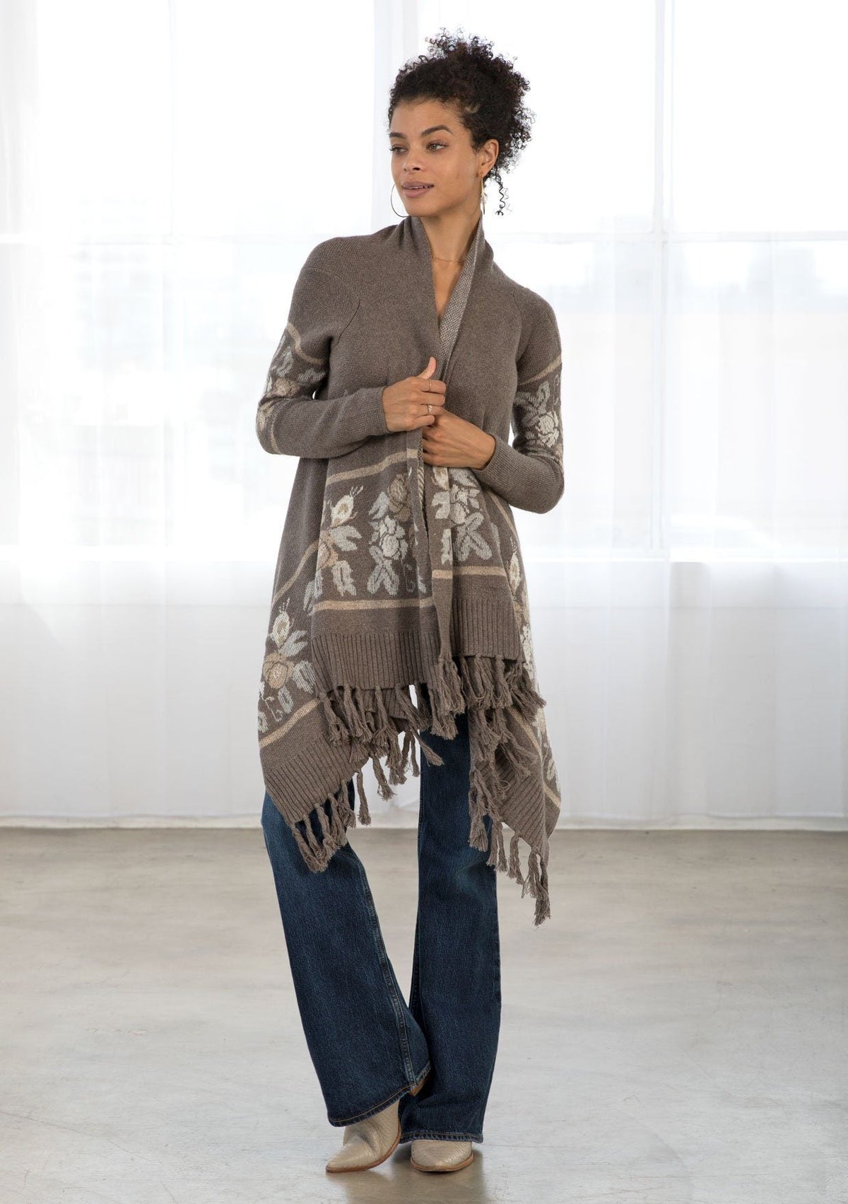 Cassie Fringed Cardigan
