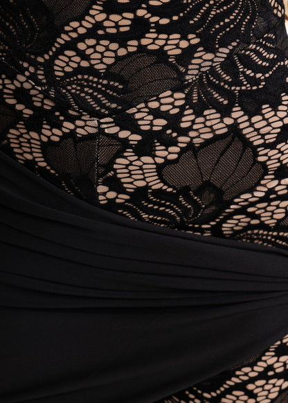Illicit Affairs Lace Jumpsuit - Black