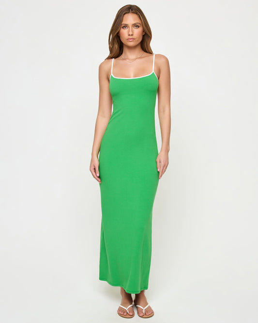 Jordana Dress - Clover-Cream