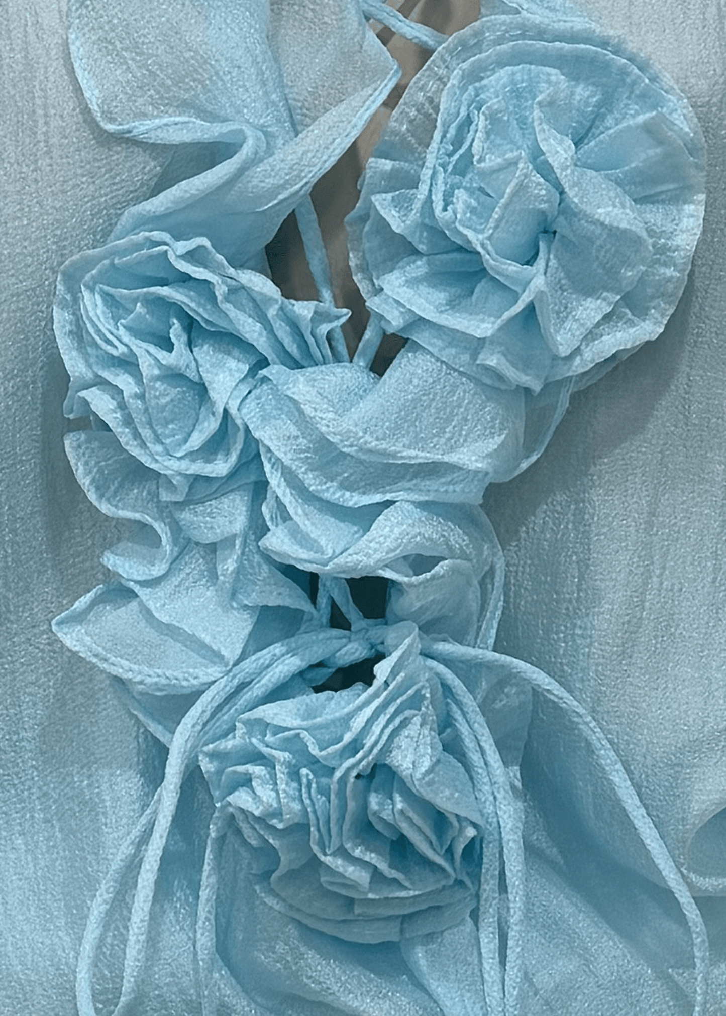 Keep Me Close Ruffle Two Piece - Blue