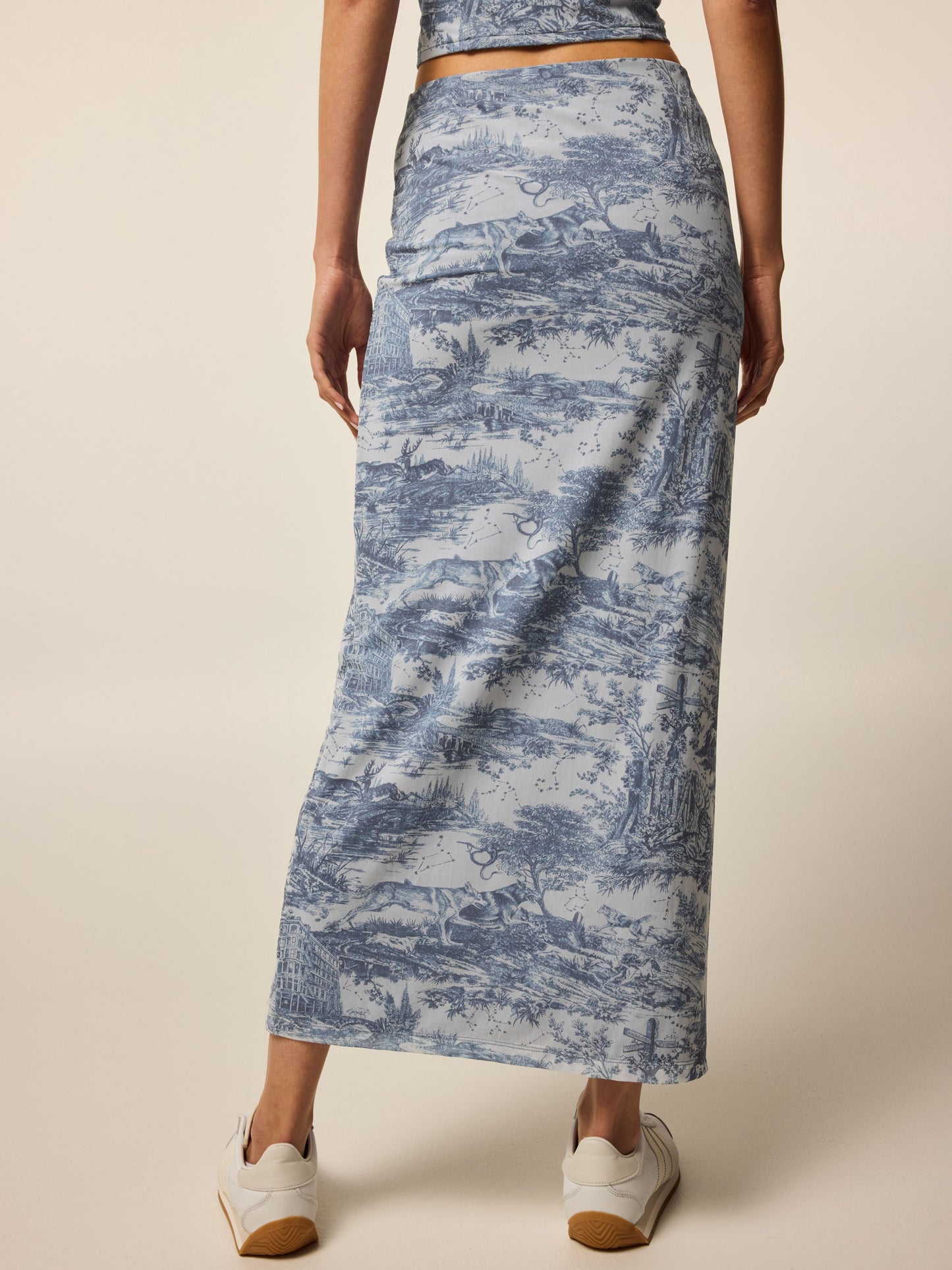 Huntress Toile Mesh Midi Skirt