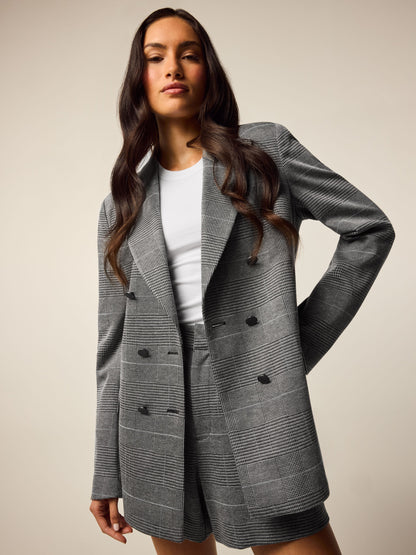 Glen Plaid Blazer
