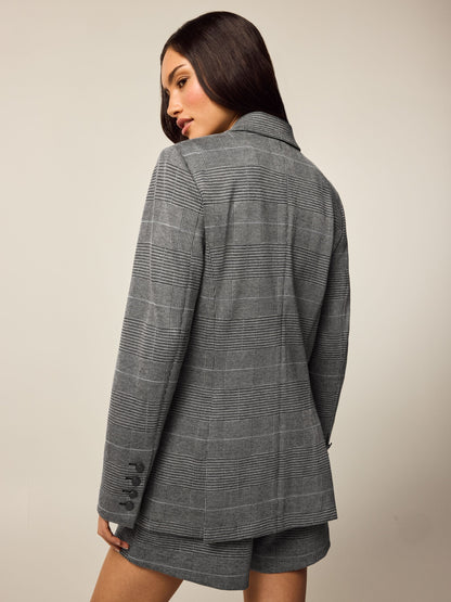 Glen Plaid Blazer