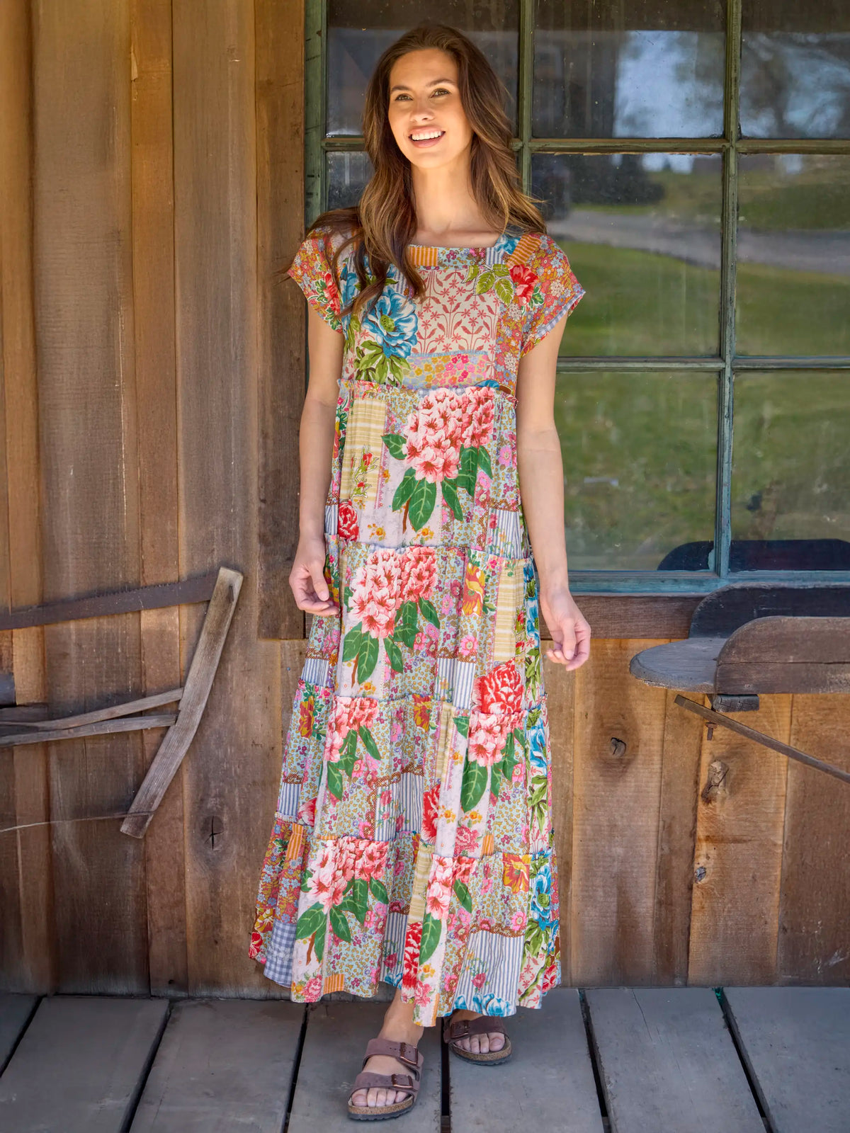 Berkley Maxi Dress - Vintage Treasure Pink