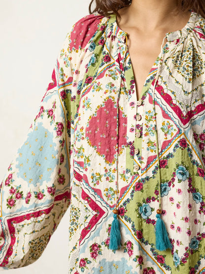 Camille Mini Dress - Handkerchief Mix
