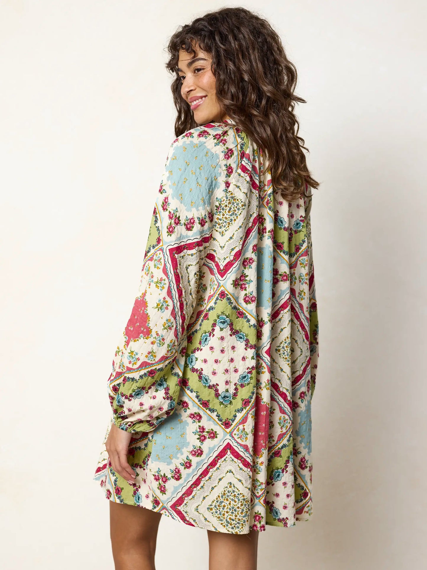 Camille Mini Dress - Handkerchief Mix