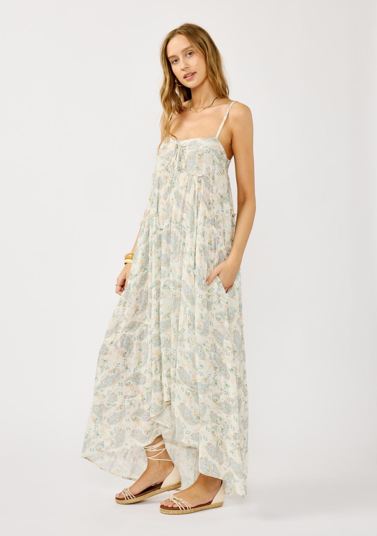 Del Mar Paisley Maxi Dress