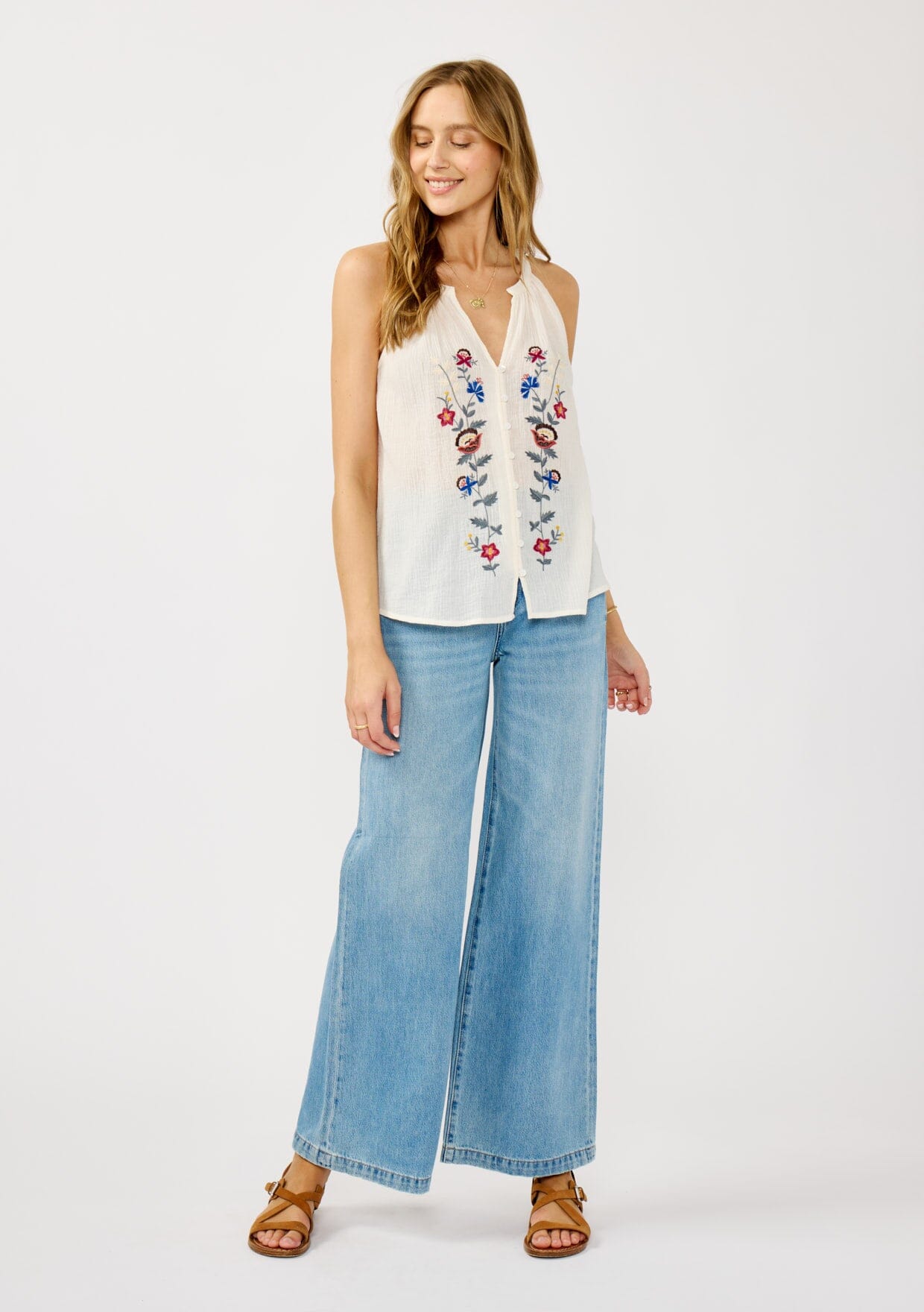 Julietta Embroidered Top
