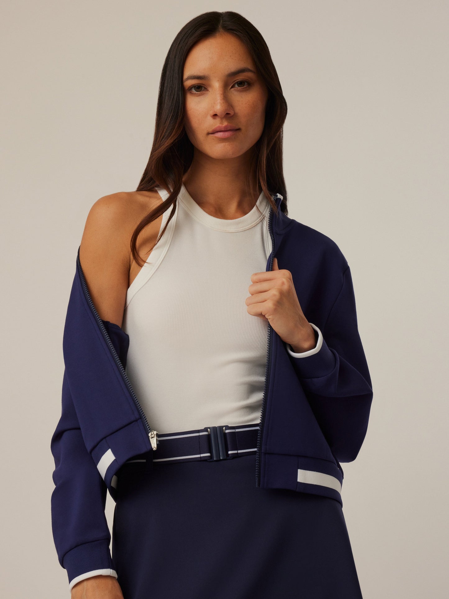 Drea Varsity Bomber Jacket