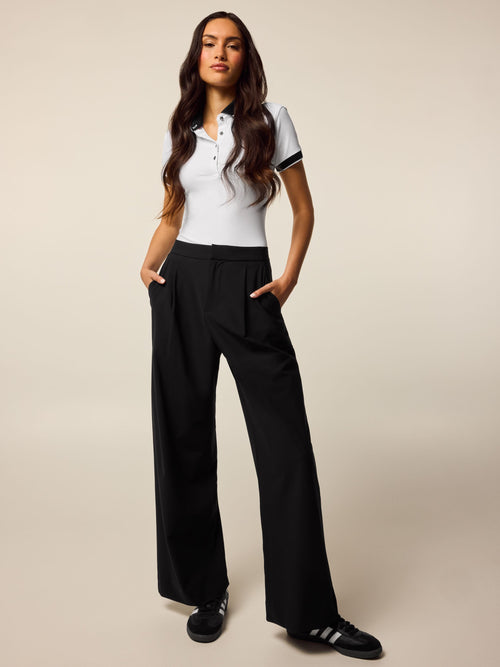 29.5" Phoenix Wide Leg Pleated Trouser