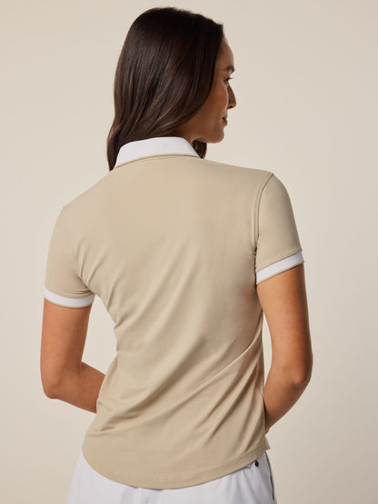 Scarlett Crowley Collar Short Sleeve Polo
