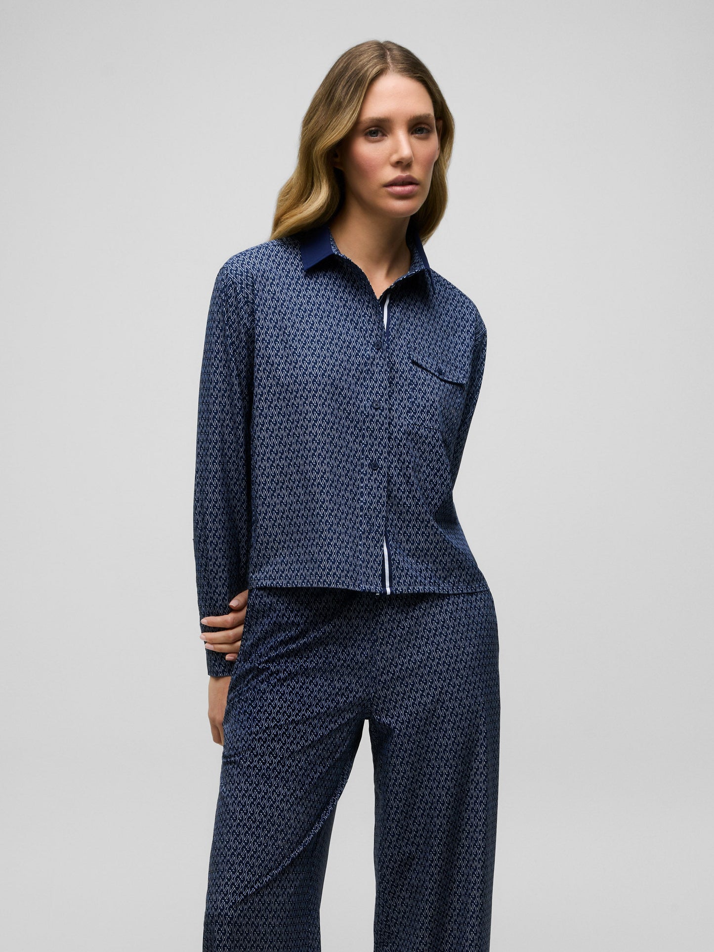 G-Thing Ashe Cropped Button-Down