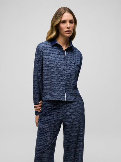 G-Thing Ashe Cropped Button-Down