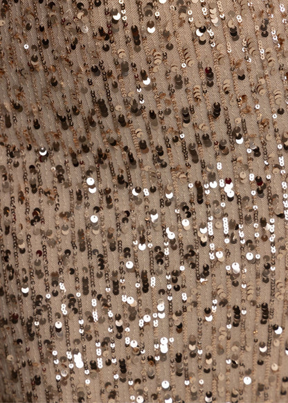 Lost Thoughts Sequin Two Piece - Rose Gold