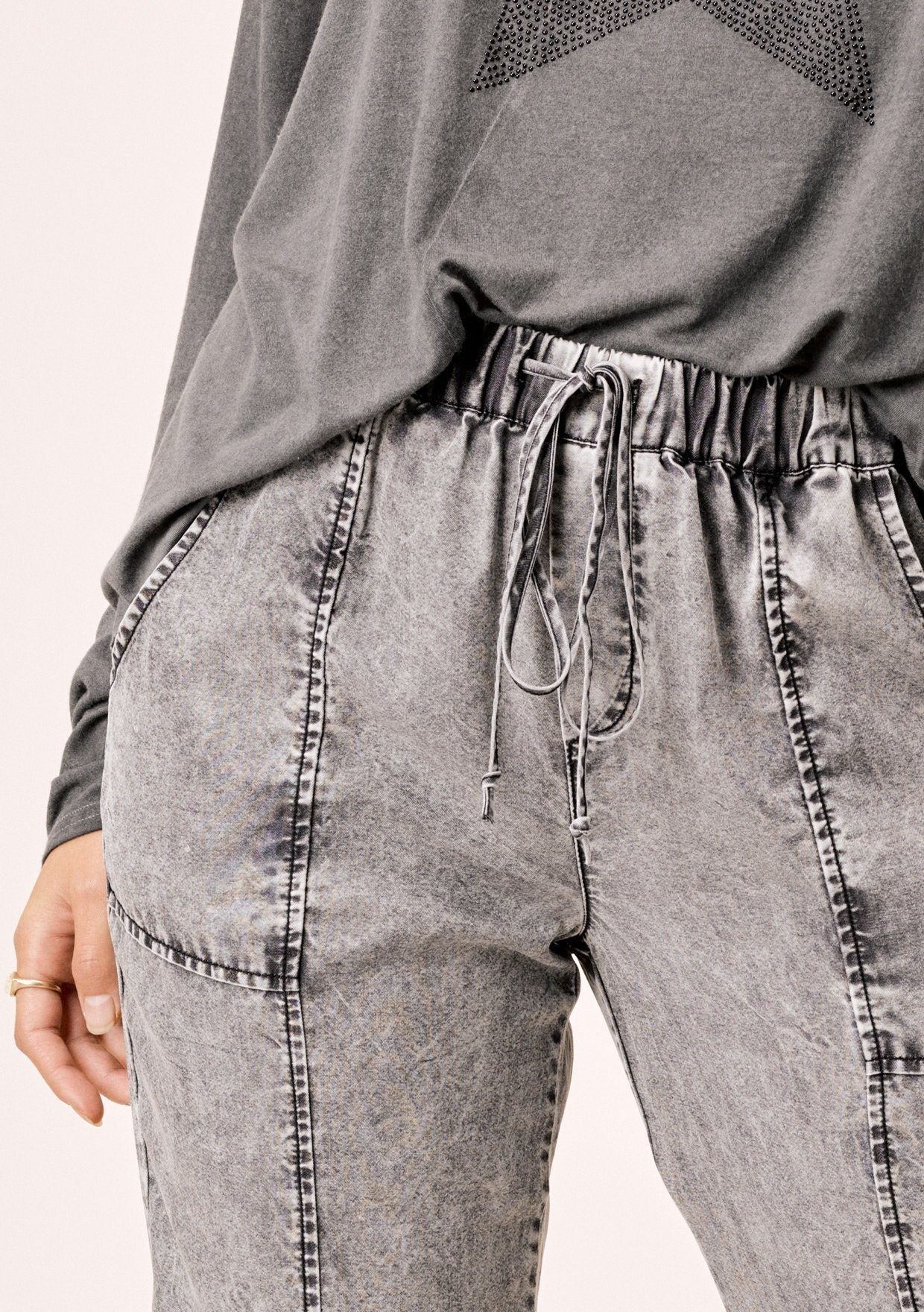 Tehya Acid Wash Jogger