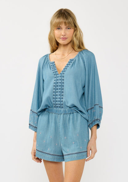 Terra Embroidered Blouse