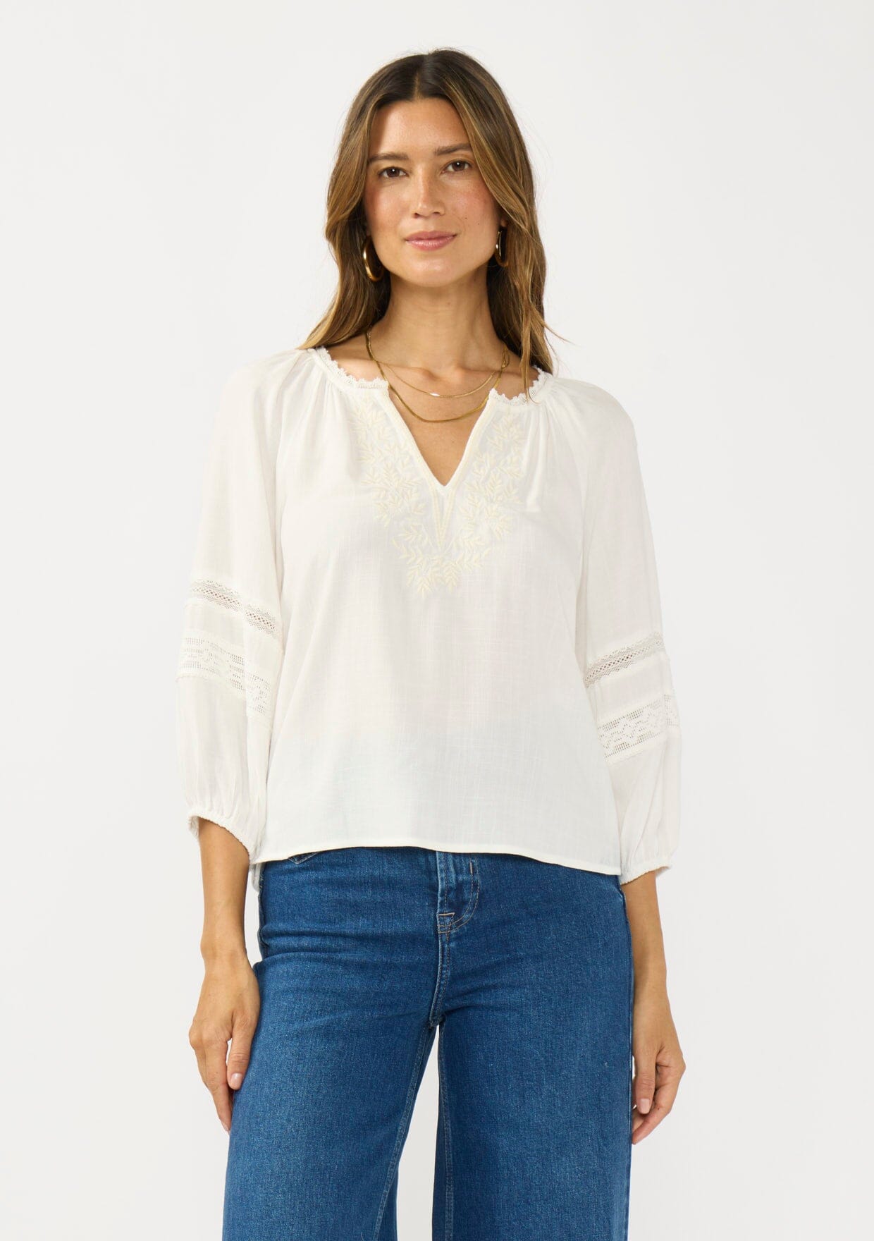 Claire Embroidered Blouse