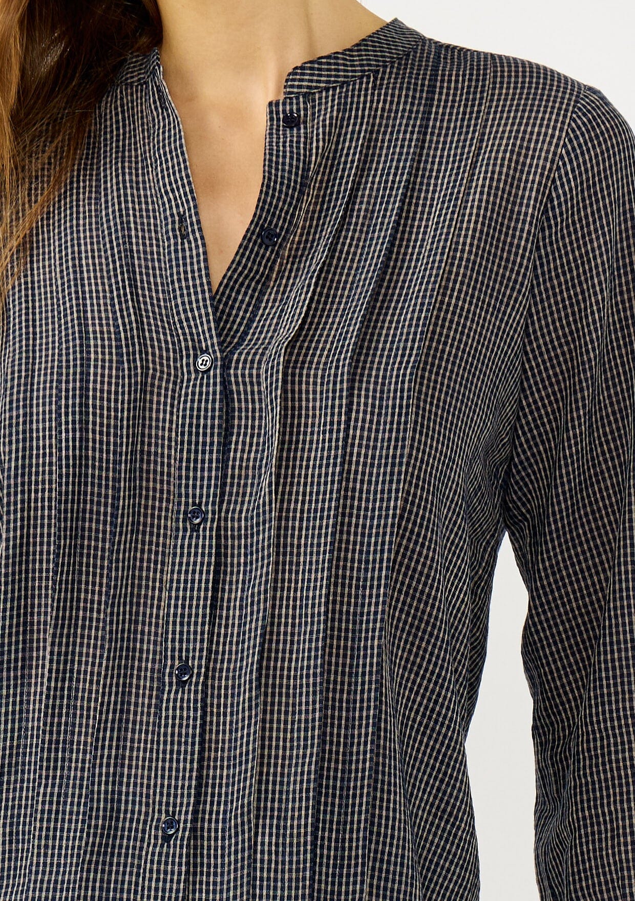 Alma Checkered Blouse