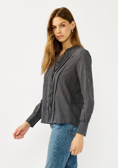 Alma Checkered Blouse