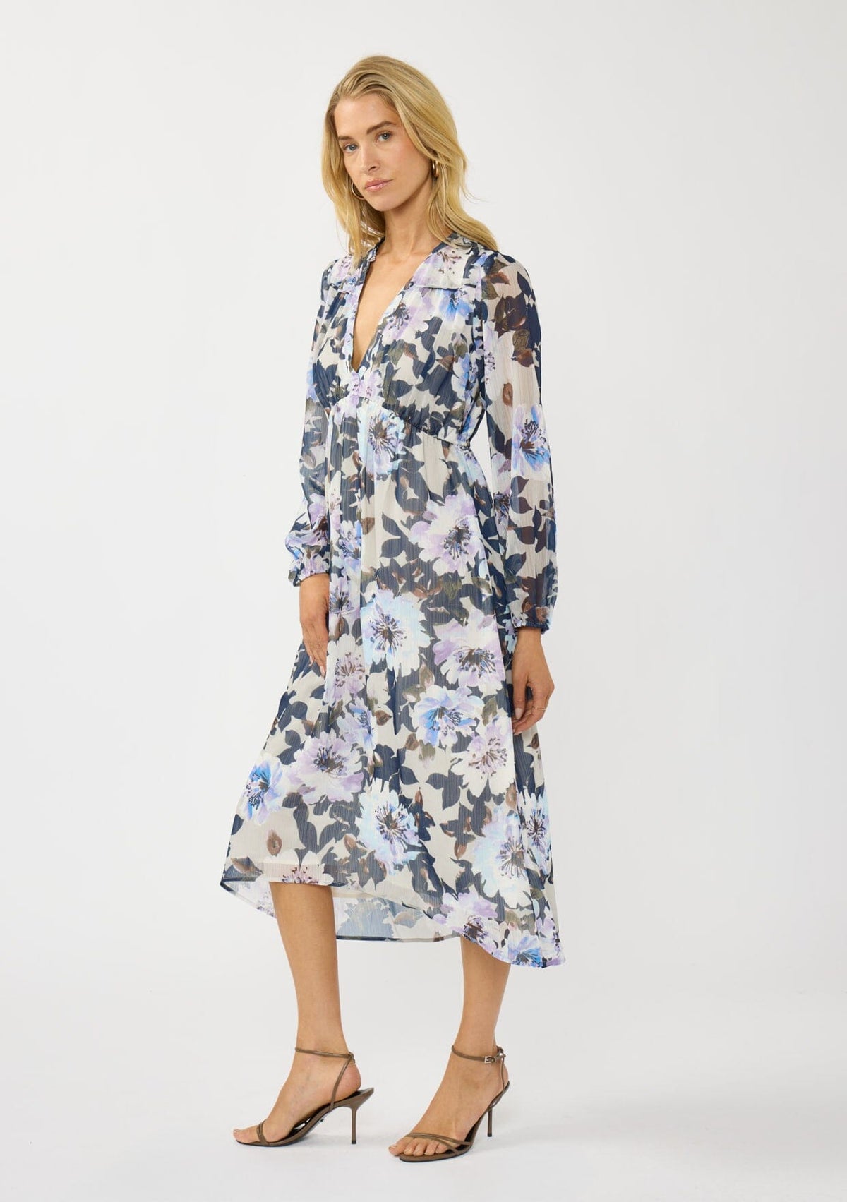 Fallen Petal Midi Dress