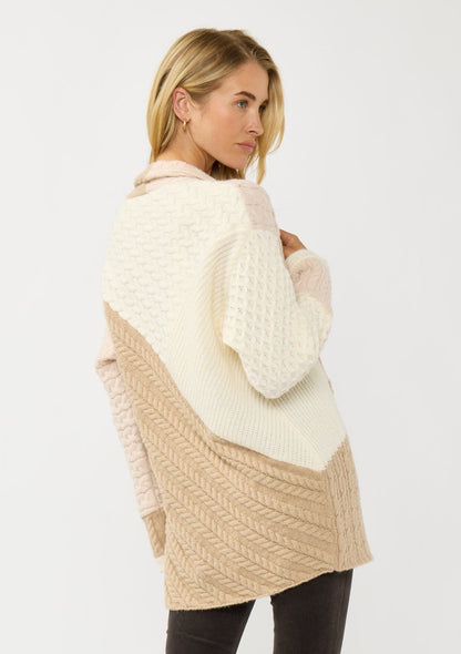 Evie Cable Knit Cardigan