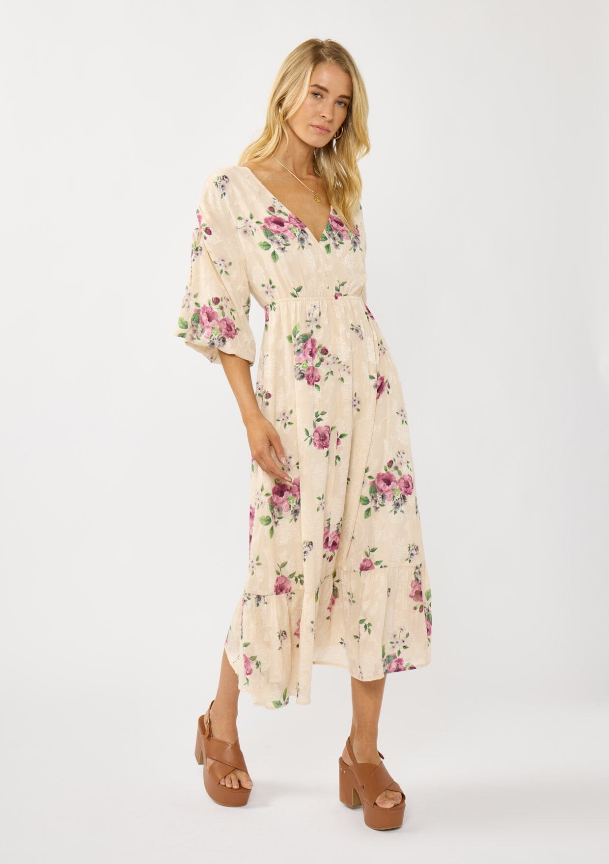Secret Vows Midi Dress
