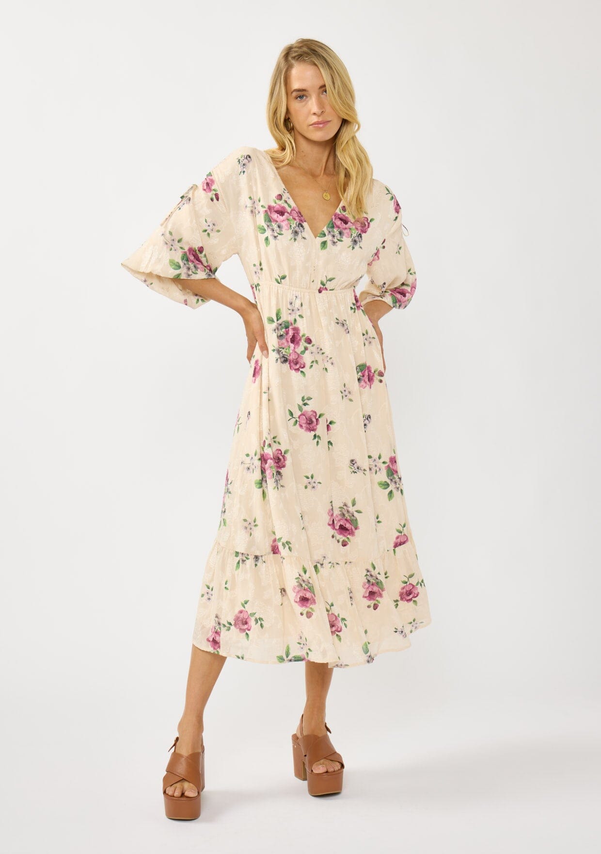 Secret Vows Midi Dress