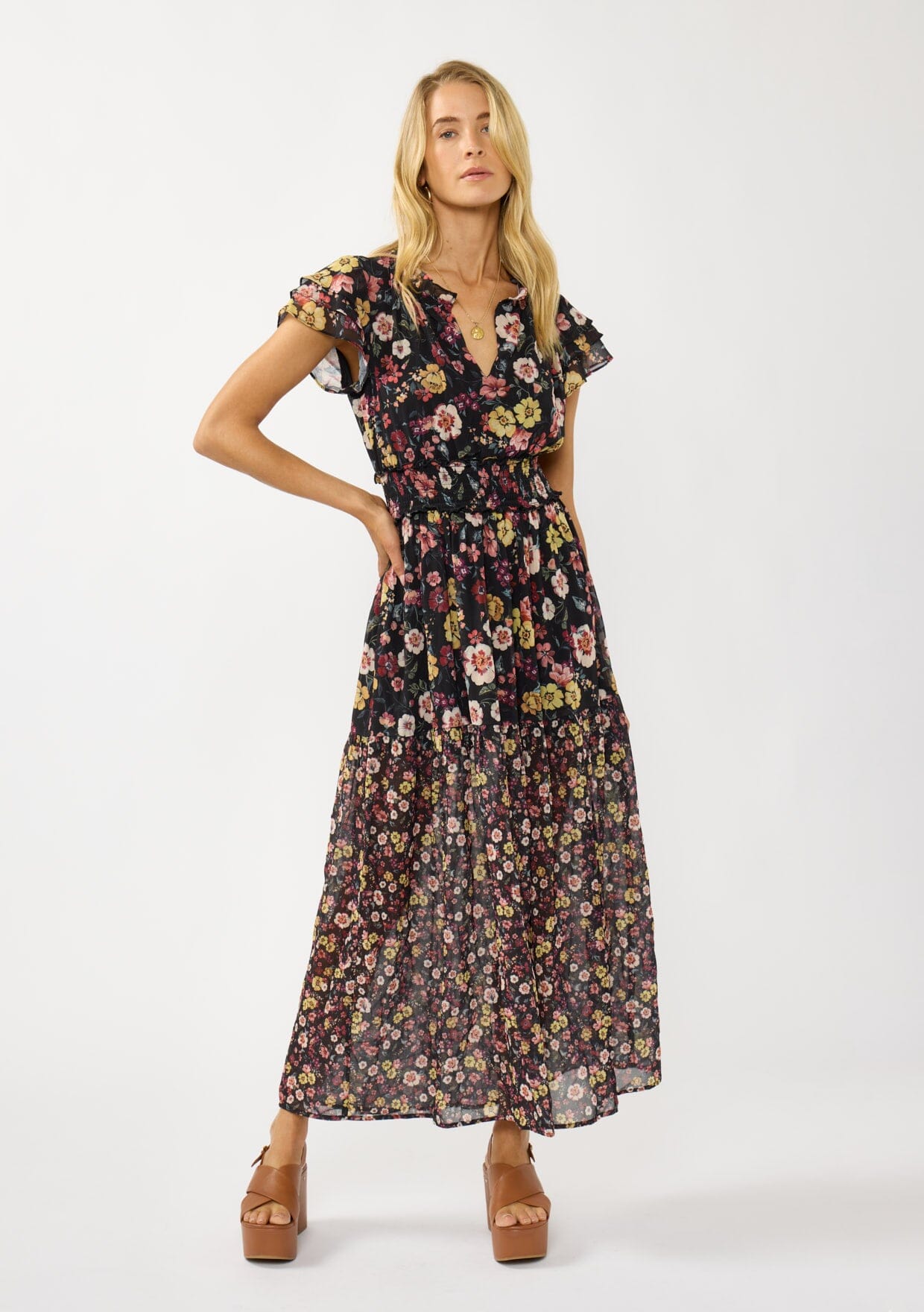 Dusk Garden Maxi Dress