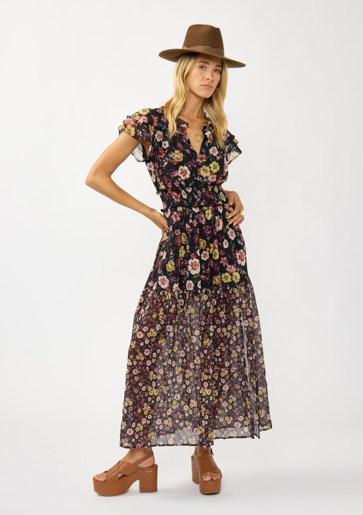 Dusk Garden Maxi Dress