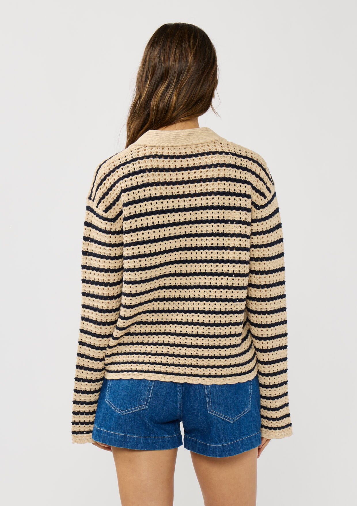Santorini Striped Cardigan