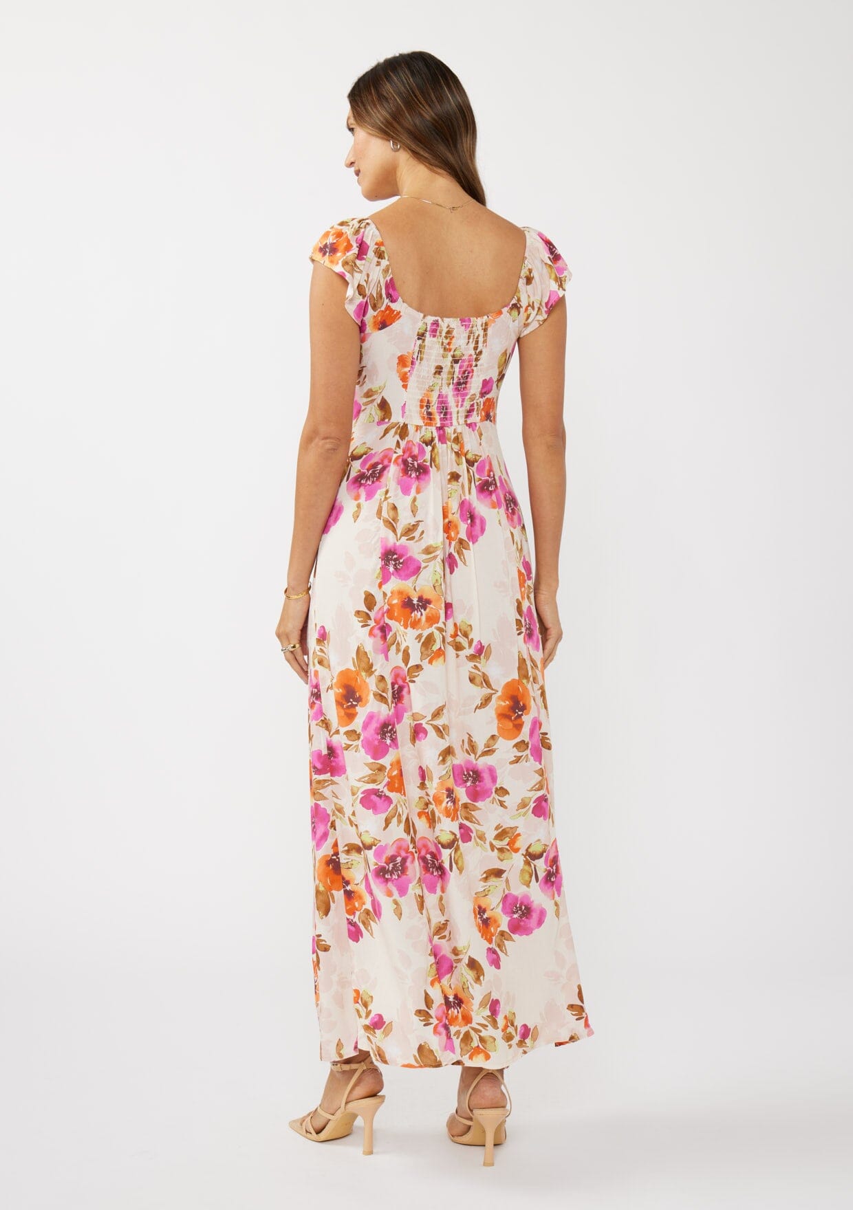 Blushing Meadow Maxi Dress