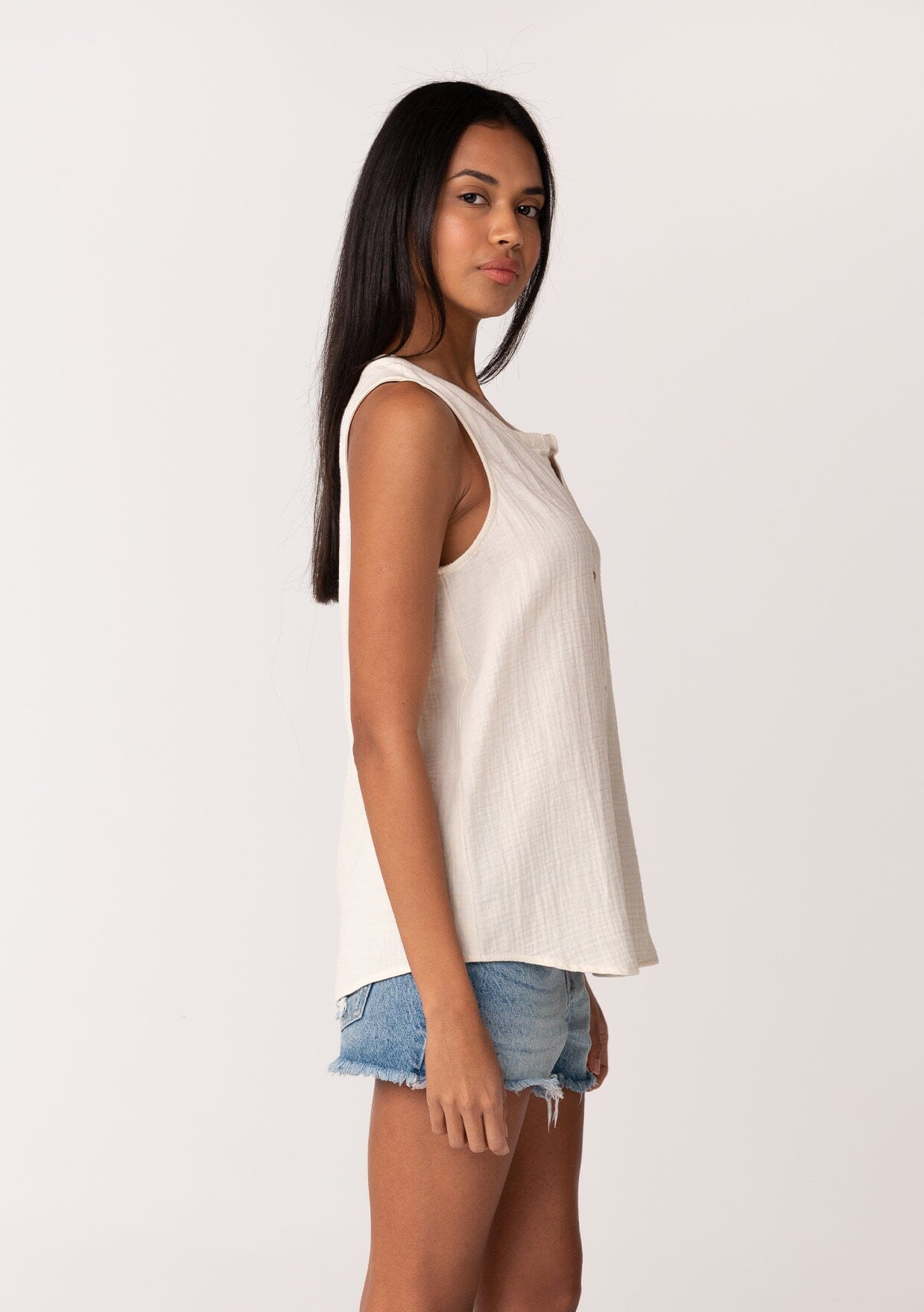 Lue Henley Tank Top