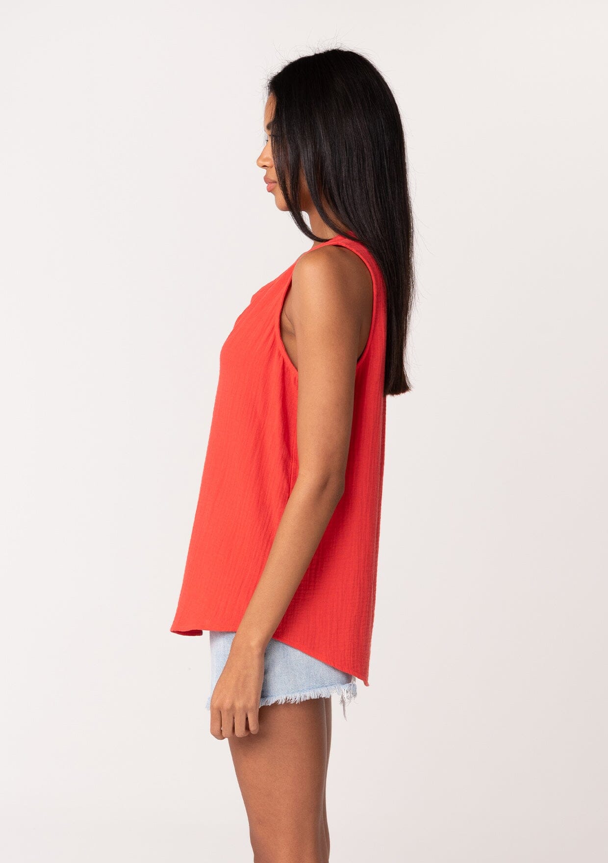 Lue Henley Tank Top