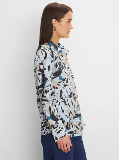 Garden Shade Cotton Crinkle Shirt