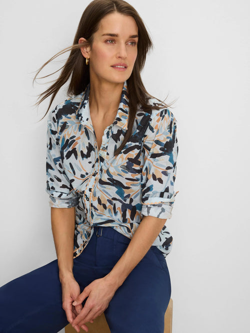 Garden Shade Cotton Crinkle Shirt