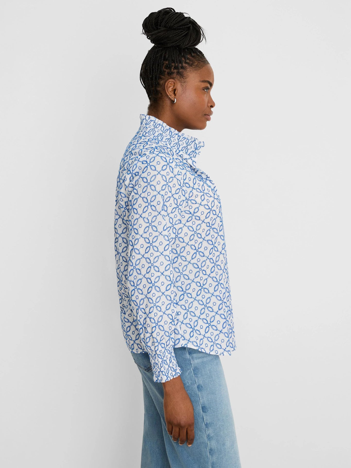 Embroidered Tile Shirt