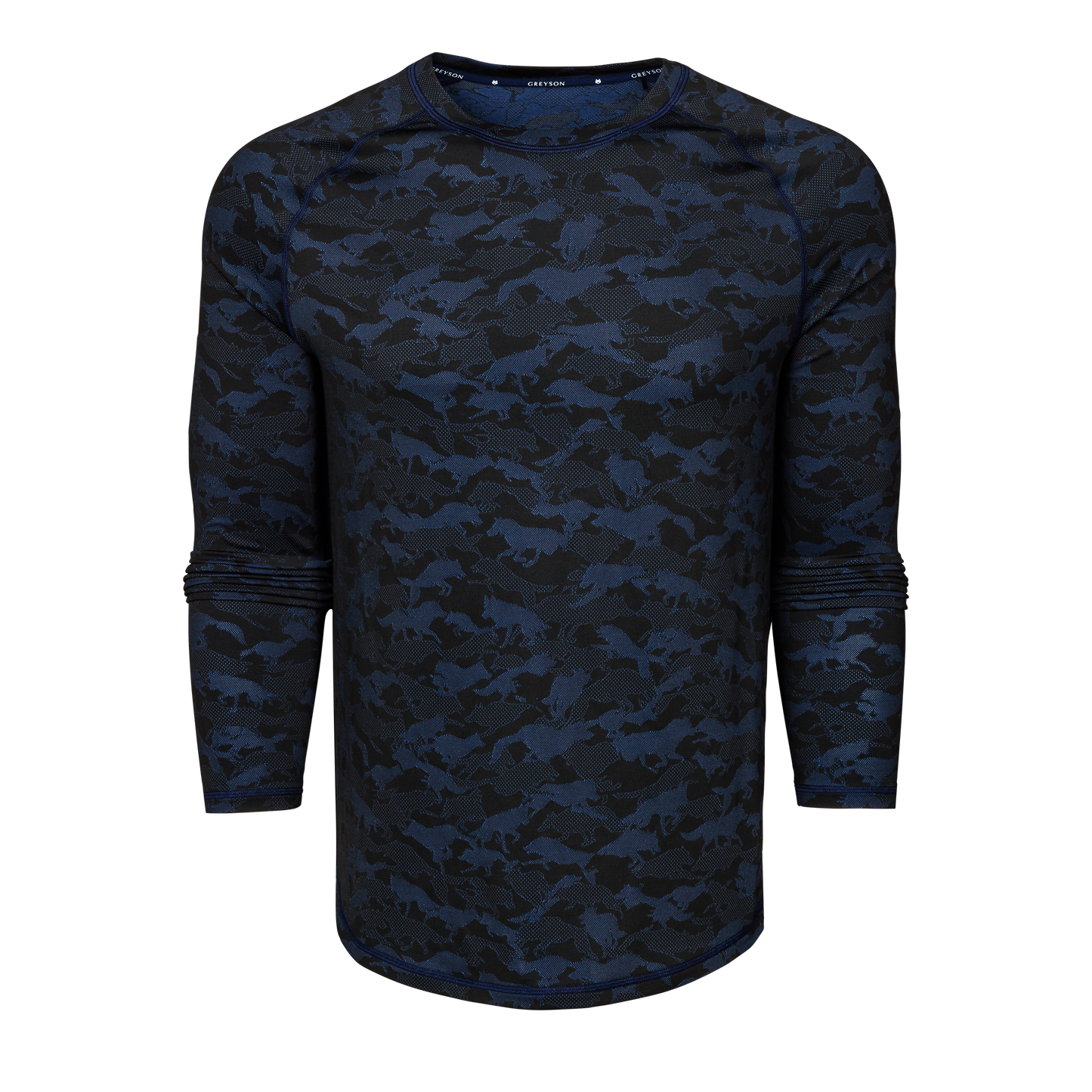 Kennebec Wolfpack Camo Long Sleeve Sport Tee