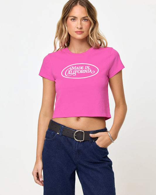 Merci Baby Tee - Made in California Sweetheart