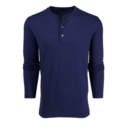 Alpha Slub Long Sleeve Henley