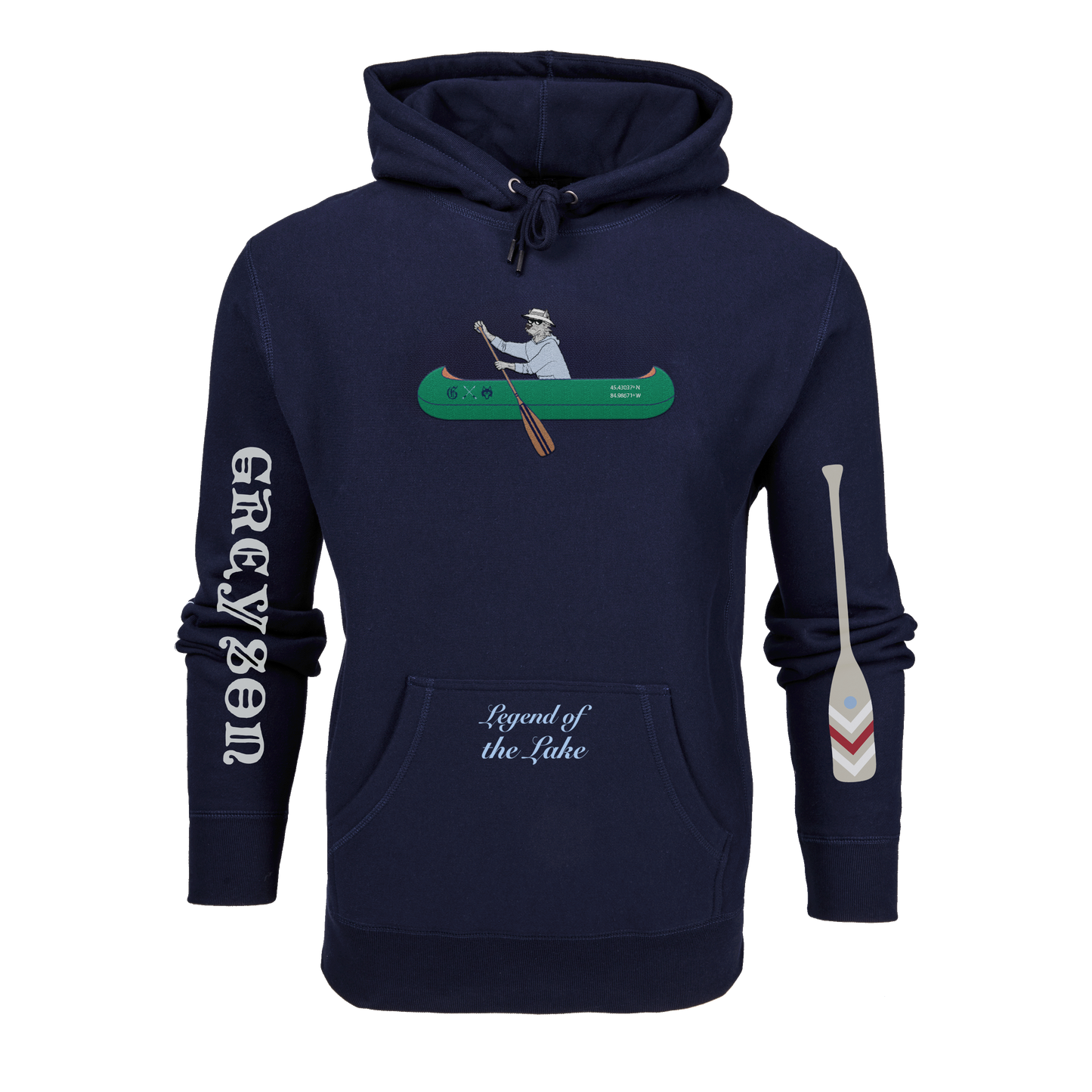 Paddling Wolf Fireside Hoodie