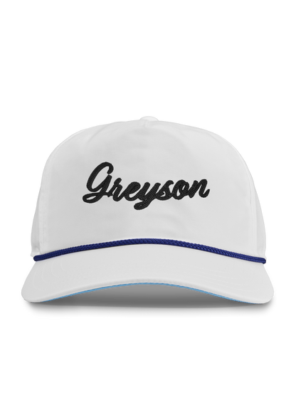 Greyson Puff Script Rope Hat