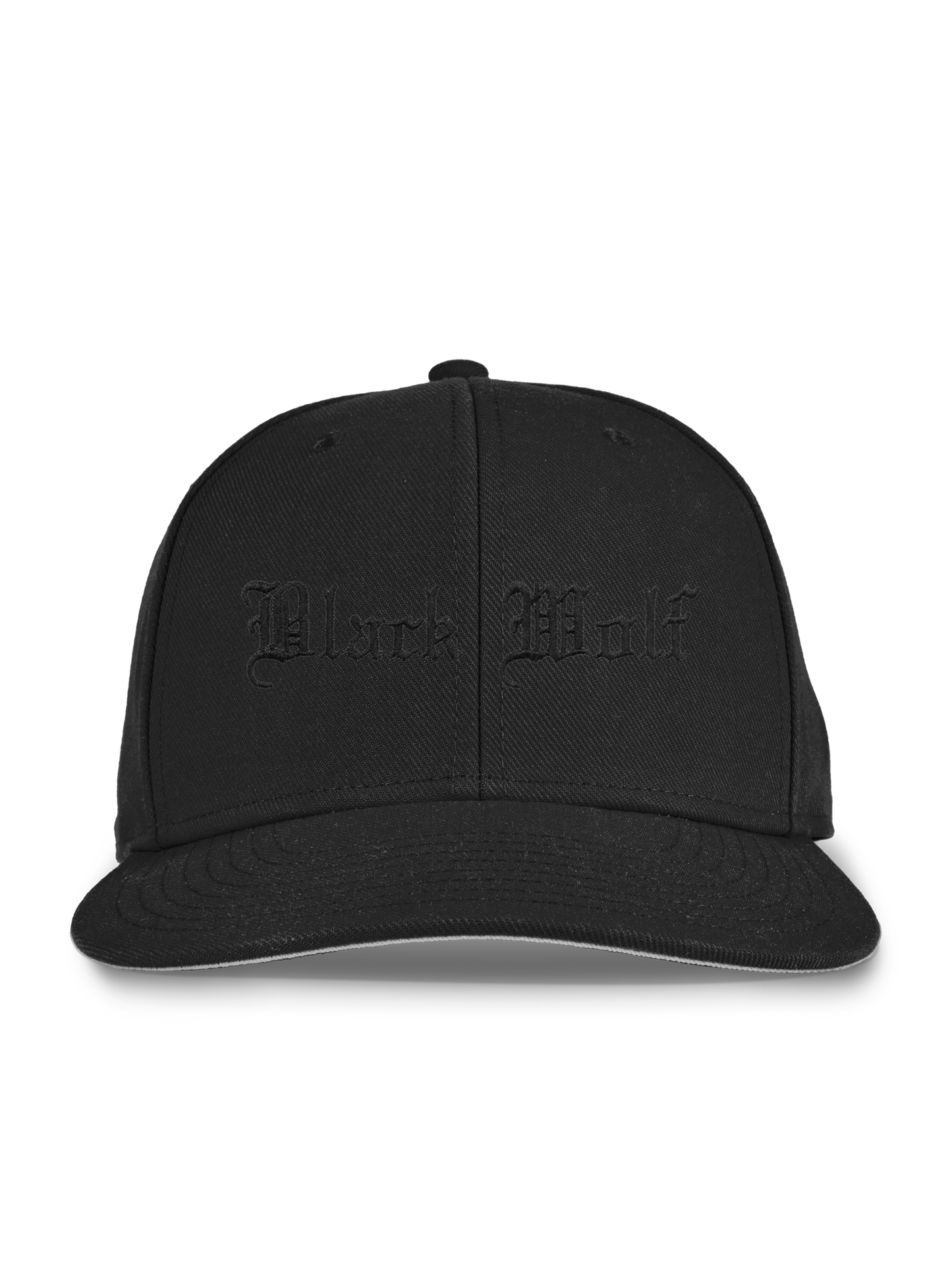 Black Wolf Snapback Hat