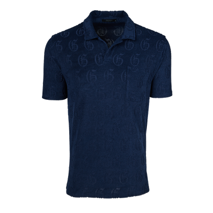 Gothic "G" Jacquard Terry Short Sleeve Polo