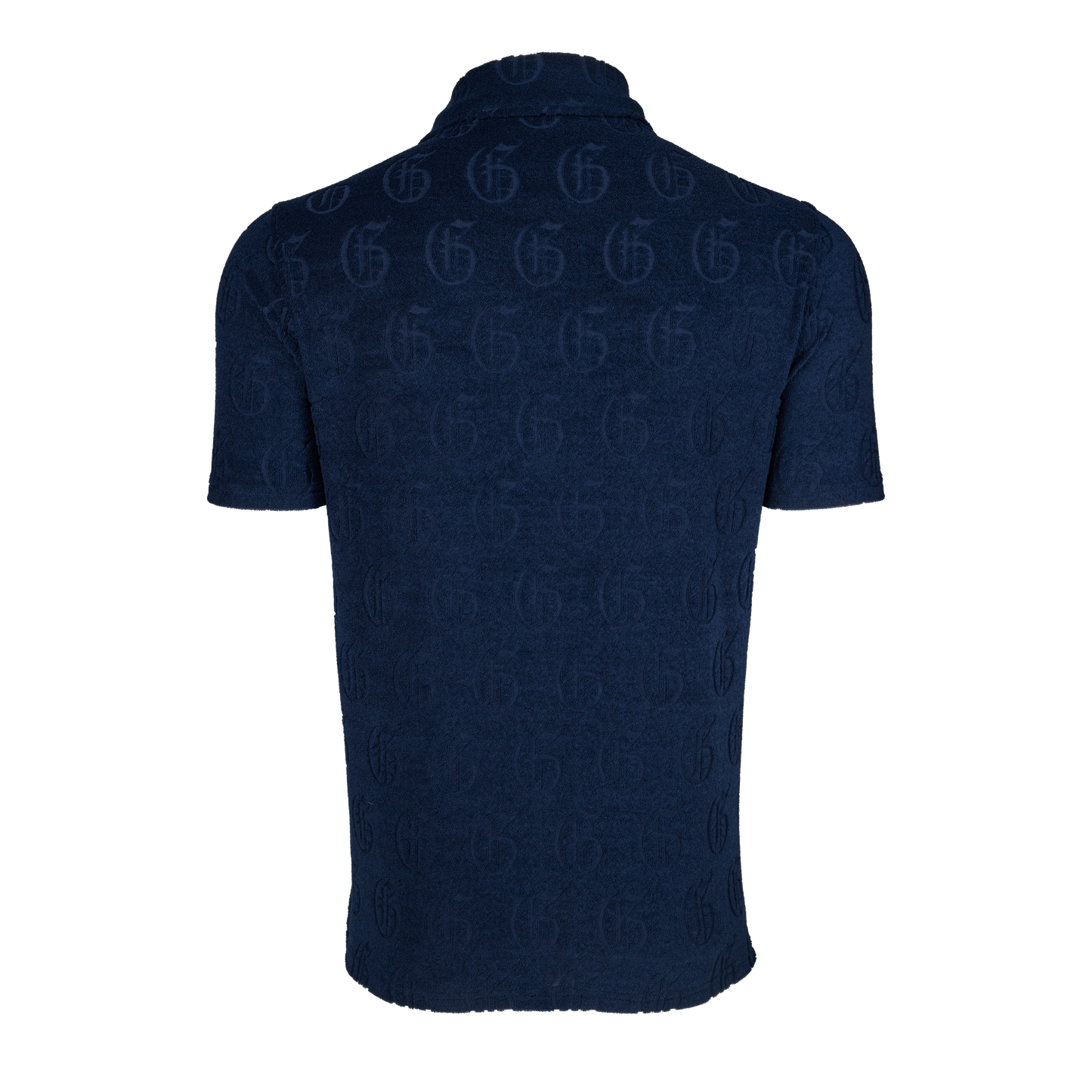 Gothic "G" Jacquard Terry Short Sleeve Polo