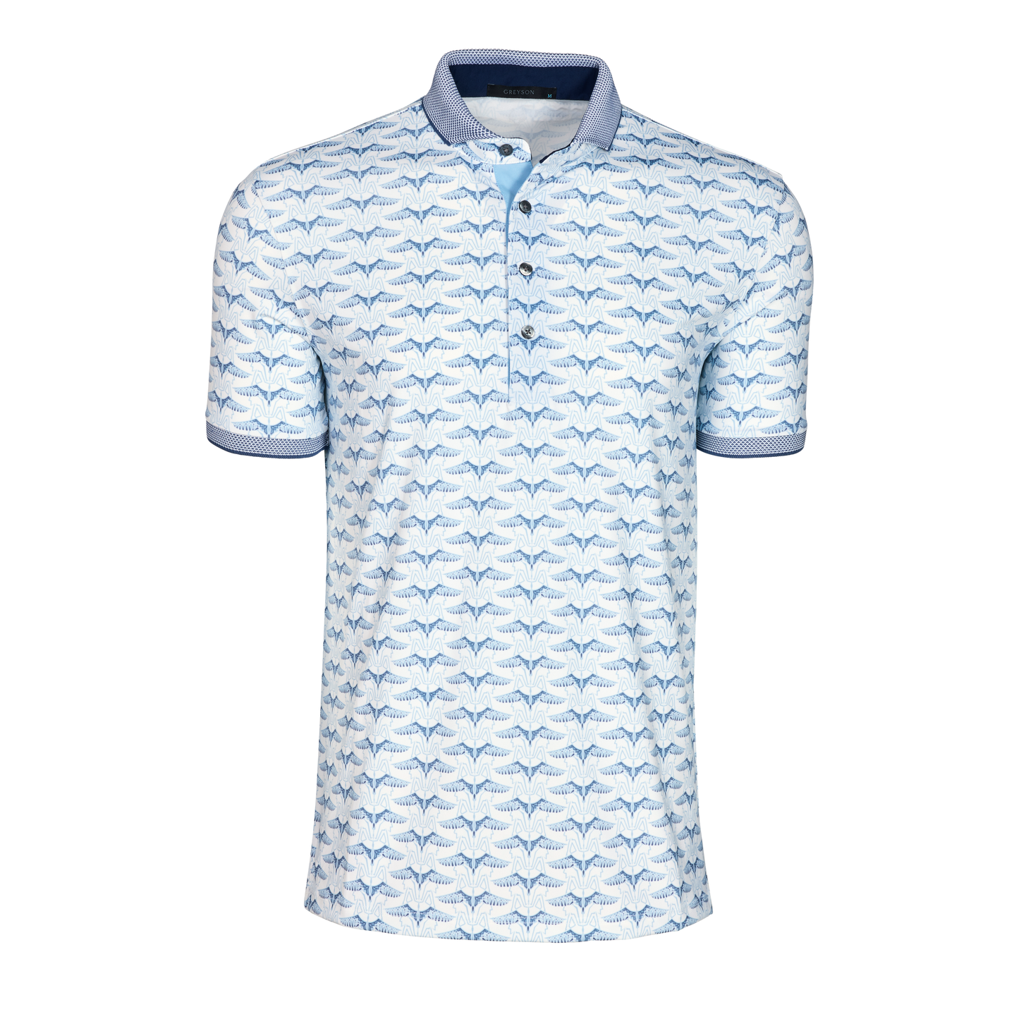 Silver Stilt Short Sleeve Polo