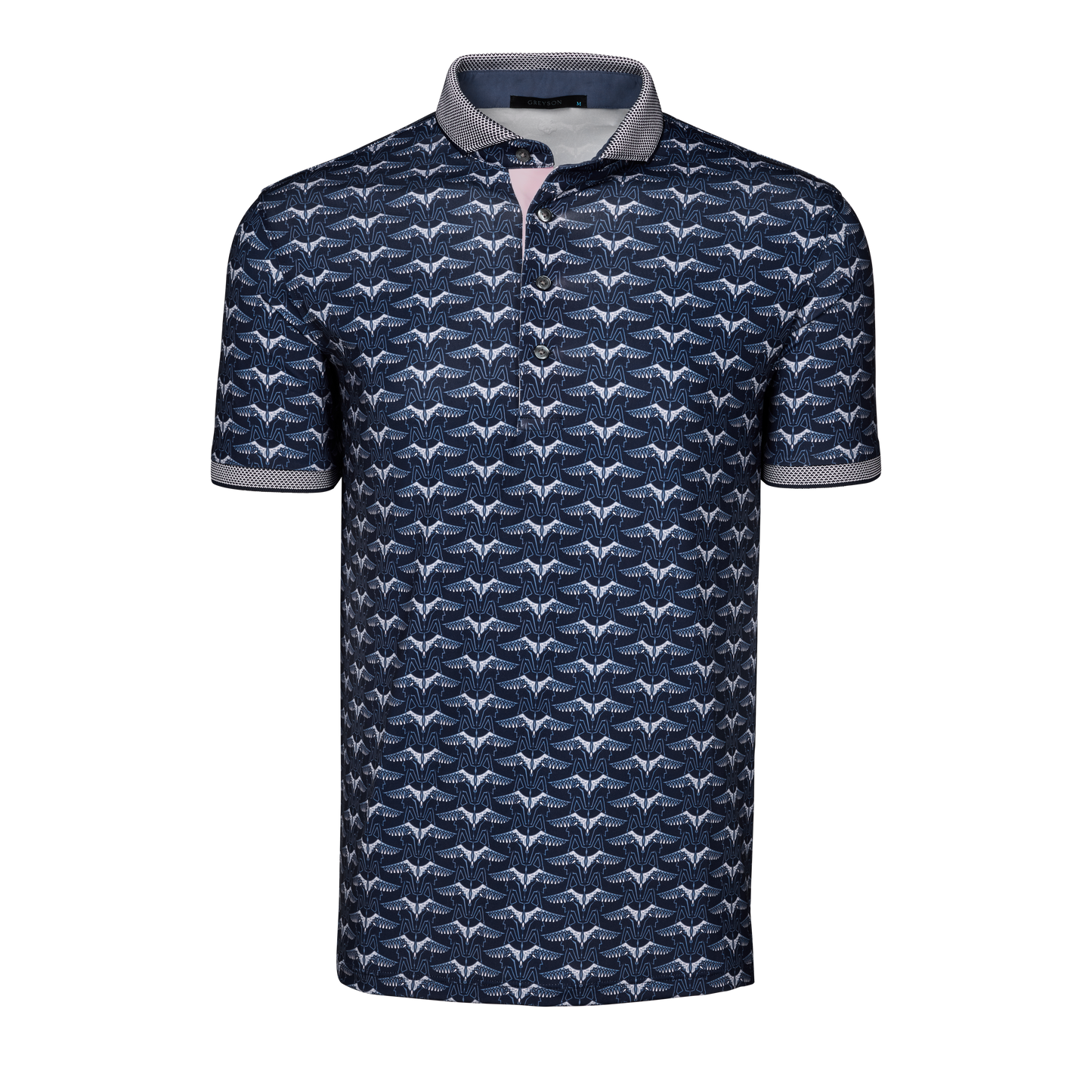 Silver Stilt Short Sleeve Polo